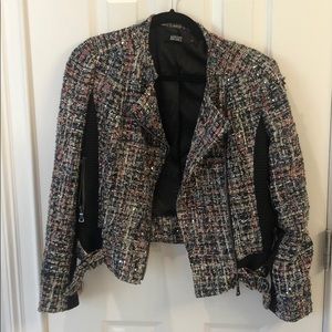 Badgley Mischka Metallic thread jacket